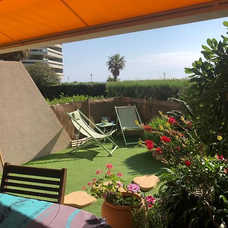 LE JARDIN DE LA PLAGE - T2 - Terrasse jardin 30m2 - Piscine - Clim- Wifi -Parking Canet-en-Roussillon Exterior foto