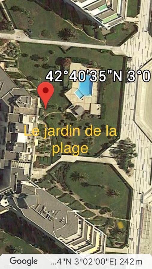 LE JARDIN DE LA PLAGE - T2 - Terrasse jardin 30m2 - Piscine - Clim- Wifi -Parking Canet-en-Roussillon Exterior foto