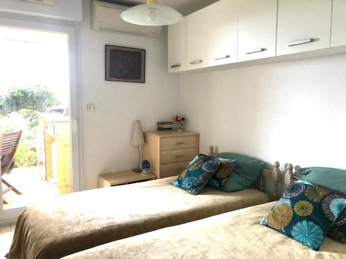 LE JARDIN DE LA PLAGE - T2 - Terrasse jardin 30m2 - Piscine - Clim- Wifi -Parking Canet-en-Roussillon Exterior foto
