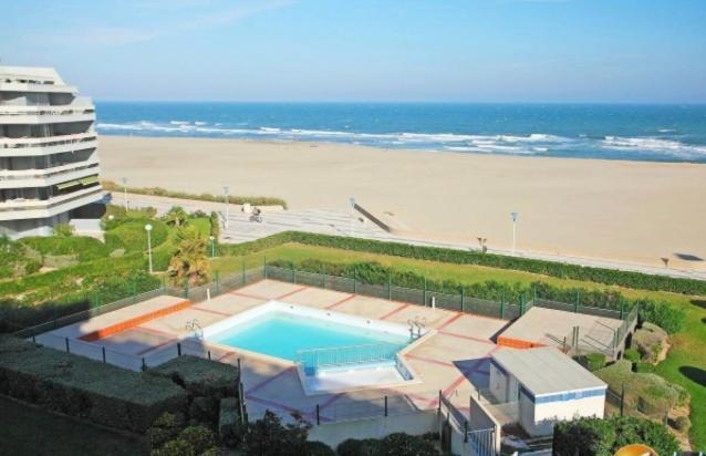 LE JARDIN DE LA PLAGE - T2 - Terrasse jardin 30m2 - Piscine - Clim- Wifi -Parking Canet-en-Roussillon Exterior foto